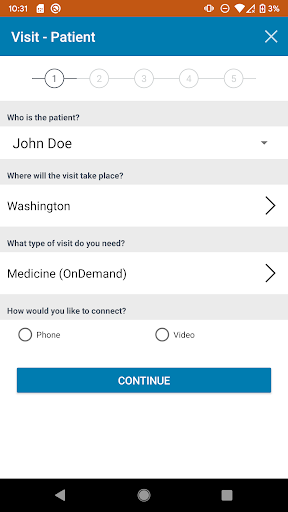 CHPW Virtual Care Screen 2
