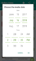 screenshot of Recover gallery sorting
