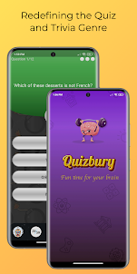 Quizbury: Fun Trivia & Quizzes