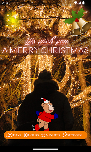 How long until Christmas? Screen 2