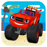Fast monster cars icon