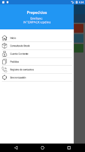 Android application Pedidos GHZ - QA screenshort