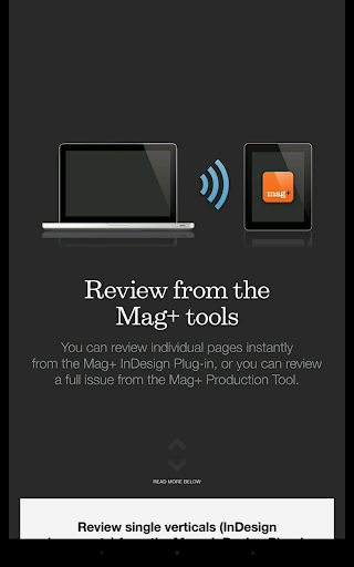 Android application Mag+ Designd Reviewer screenshort