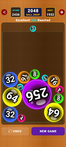 2048 Ball Drop: Merge & Relax screenshot