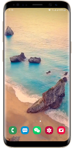 Android application Relax Beach Waves Wallpaper screenshort