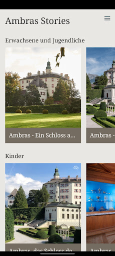 Android application Ambras Stories screenshort