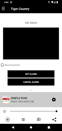 Android application WTGR Radio screenshort