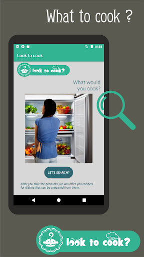 Android application Look to cook screenshort