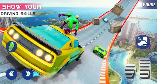 Spider Super: 迈阿密 遊戲 汽車模擬 狂野