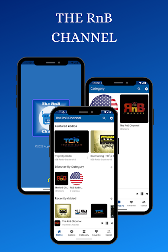 Android application The RnB Channel Radio Station screenshort