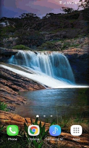 Cascade Live Wallpaper Screenshot 2 - AppWisp.com