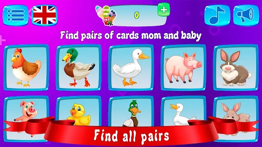 Smart game Flashcards for kids