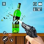 Cover Image of Download Offline Bottle Shooting Games  APK