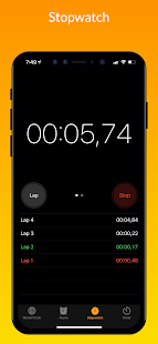 iClock iOS 15 - Captura de tela do telefone relógio 13