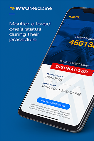 Android application WVU Medicine screenshort