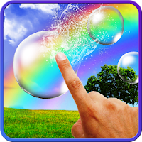 Пузыри и радуги яркие обои