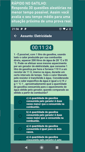Tô ENEM Aí - FÍSICA I - Prepar Screen 2