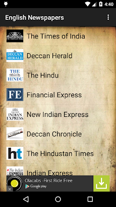 English Newspapers - Indiaのおすすめ画像1