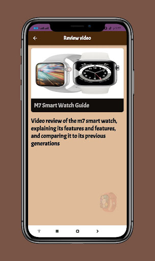 M7 Smart Watch Guide