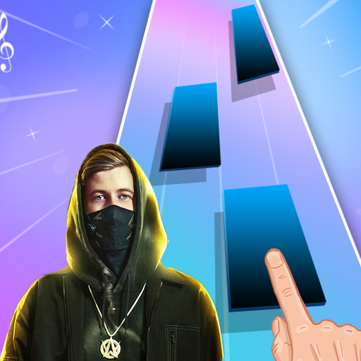 alan walker piano tiles games logo