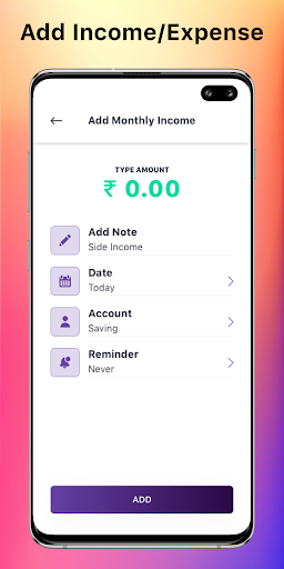 Budget Planner - Money Tracker Screen 3