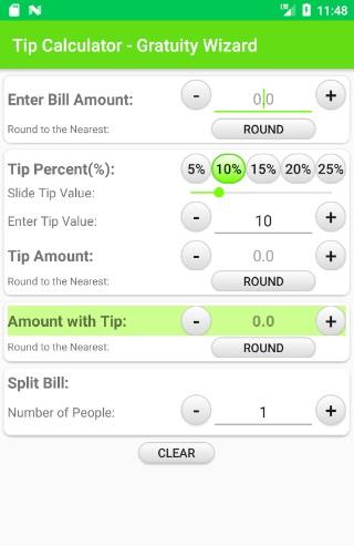 Tip Calculator - Gratuity Wiza