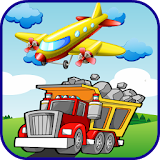 Aeroplane & Truck Puzzles Kids icon