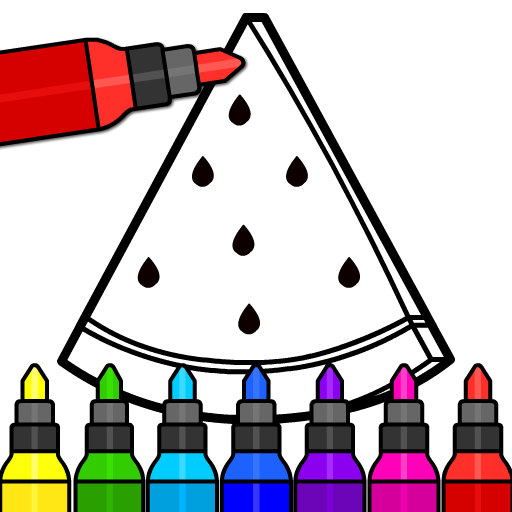 Kids Coloring Pages & Book  Icon