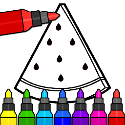 Imagen de ícono de Hojas y libros para colorear