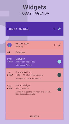 Everyday Calendar Widget Screenshot 3