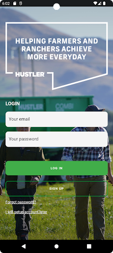 Android application Hustler Equipment screenshort