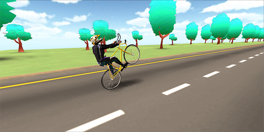 Captura 3 Wheelie Bike 2D - wheelie game android
