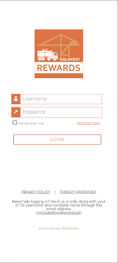 Android application MICT Kalakbay Rewards screenshort