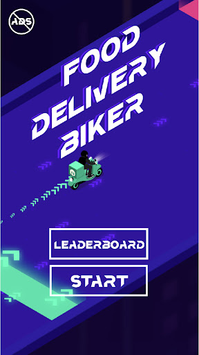 Food Delivery Biker Screen 2