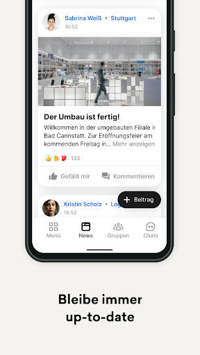 toomunity-Mitarbeiter App Screen 2