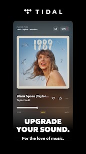 TIDAL Music: HiFi, Playlists MOD APK (Premium Unlocked) 1