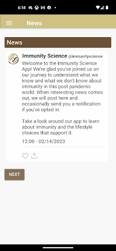 Immunity Science Screen 3