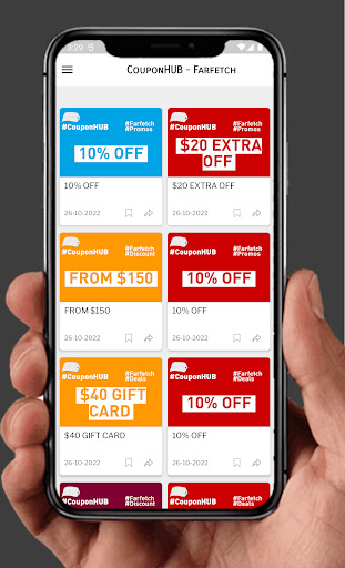 Android application Coupons for Farfetch screenshort