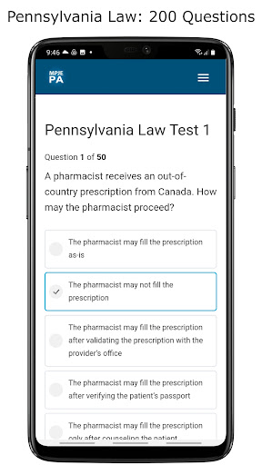 MPJE Pennsylvania Test Prep Screen 3