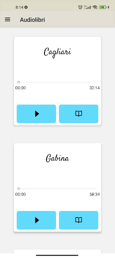Android application Itinerari Deleddiani screenshort
