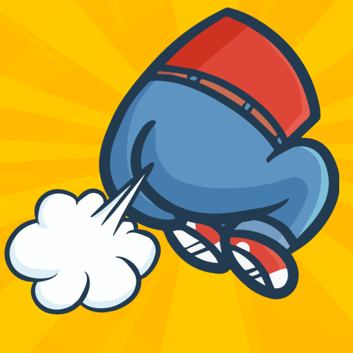 Haircut prank, air horn & fart logo