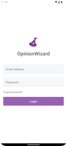Android application OpinionWizard screenshort