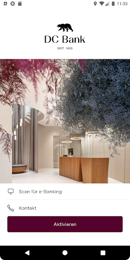 Android application DC Bank screenshort