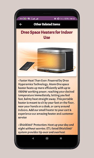 dreo radiator heater guide Screen 2