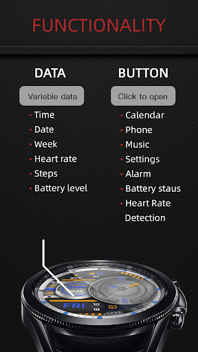 Jumping Yellow For Wear OS Screenshot