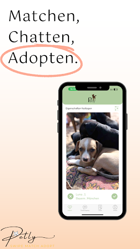 Android application Petly: Pawfect Match screenshort
