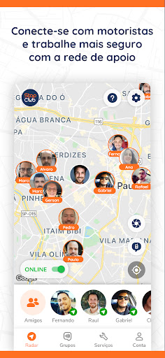 Android application StopClub: Dirija mais seguro! screenshort
