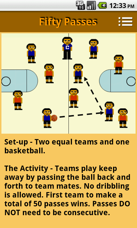 Android application Basketball Coaching Drills screenshort