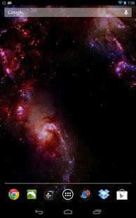 Space Galaxy Live Wallpaper Screenshot