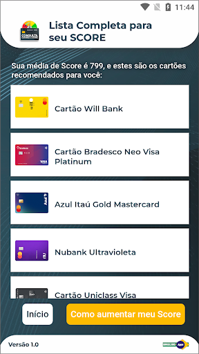 Cartões e Score - Aprova Fácil